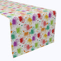 Bold Autumn Leaves & Paint Splatter Table Runners