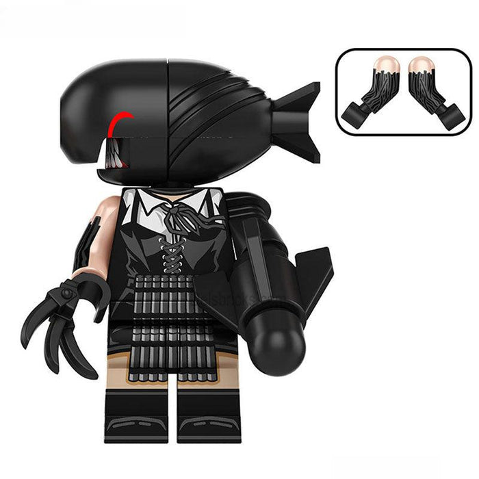 Bomb Girl Lady Reze (Chainsaw Man) - Custom Building Blocks Mini Figures Compatible with Brick Building System