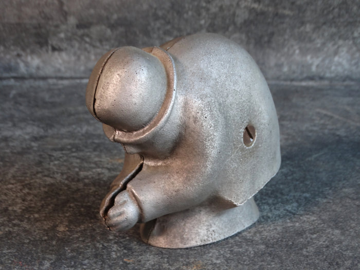 Brother Can You Spare A Dime Bank 1930s Cast Aluminum A2632