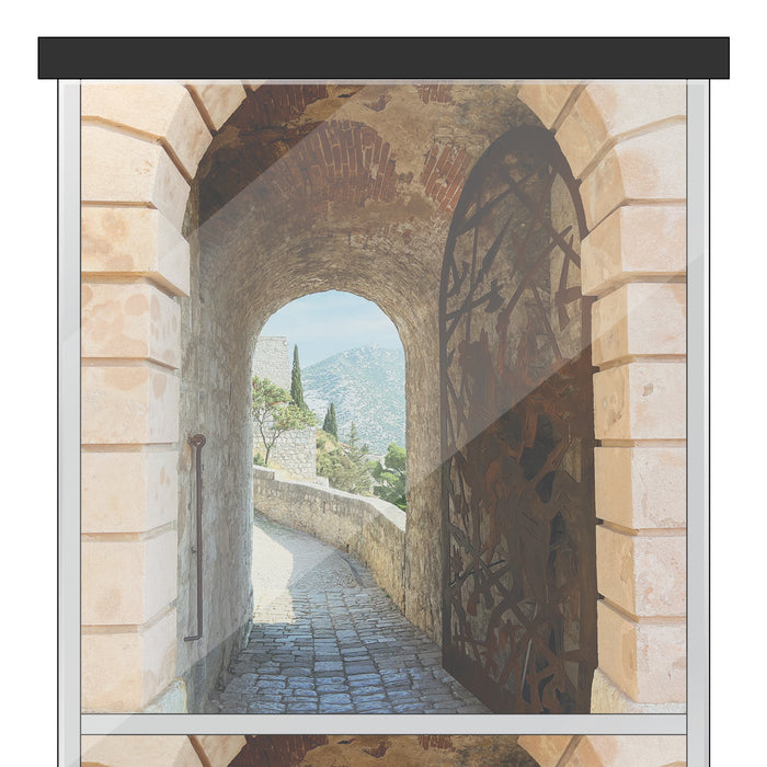 Castle Doorway Themed 15 x 15 Background Decals for IKEA Detolf Displays