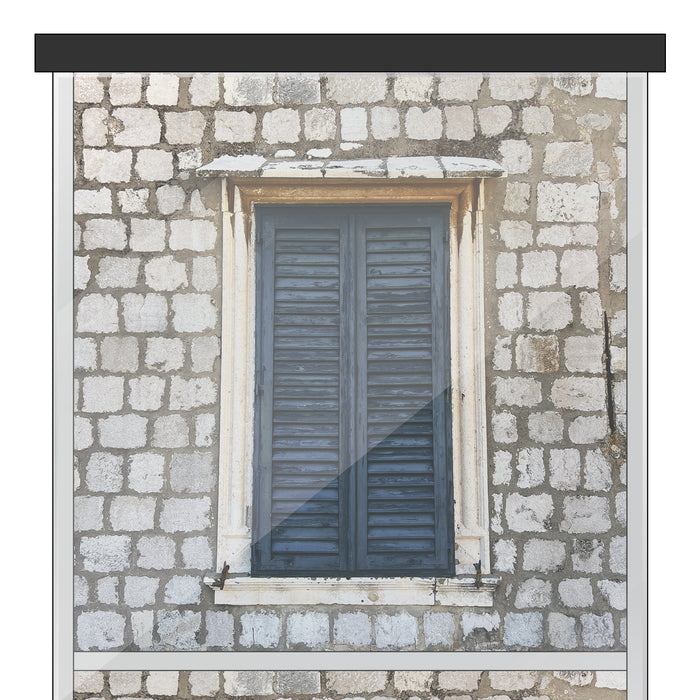 Castle Window Themed 15 x 15 Background Decals for IKEA Detolf Displays