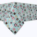 Cat Lovers Mugs & Donuts Tablecloths
