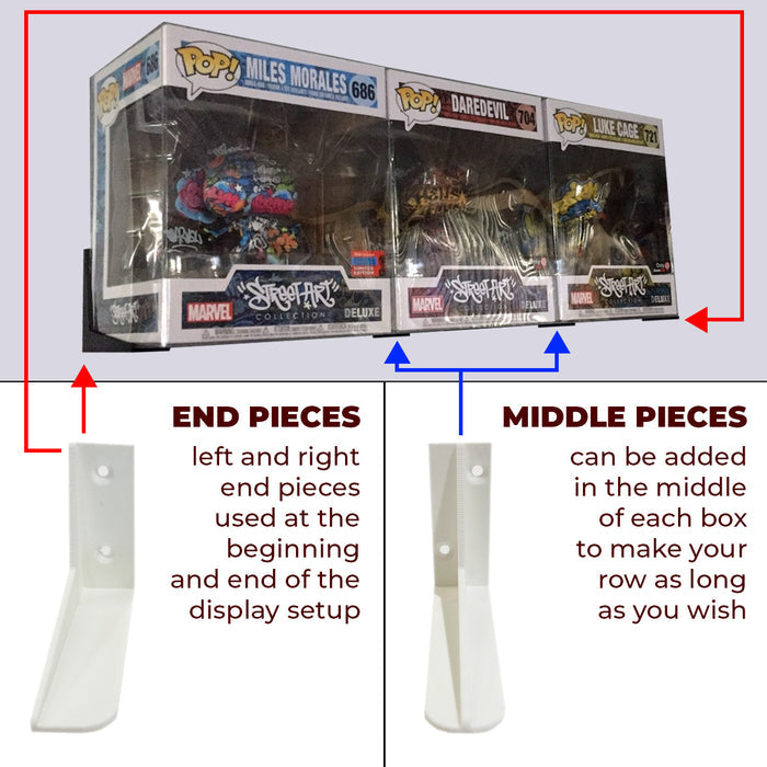 How it works - 3D Pop Shelf for Funko Pop Custom Made by Display Geek and Larrys 3D Prints