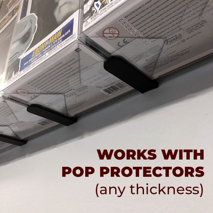 Works with Pop Protectors - 3D Pop Shelf for Funko Pop Custom Made by Display Geek and Larrys 3D Prints