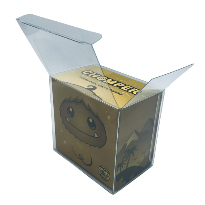 Abominable toys chomper best chomp protectors thick strong uv scratch flat top stack vinyl display geek plastic shield vaulted eco armor fits collect protect display case kollector protector