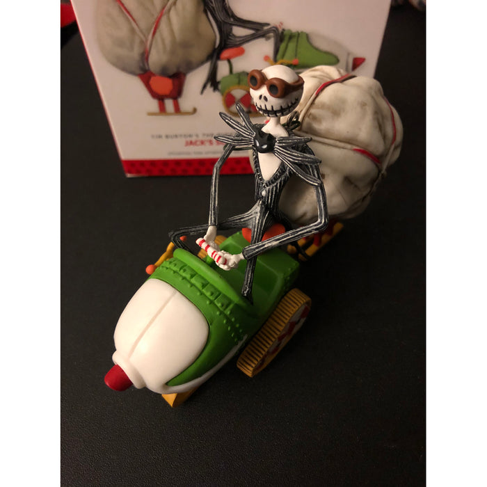 Christmas Ornament of Jack Skellington Sleigh