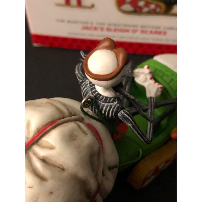 Christmas Ornament of Jack Skellington Sleigh