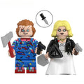 Chucky & Tiffany (Horror Bride of Chucky) - Custom Building Blocks Mini Figures Compatible with Brick Building System