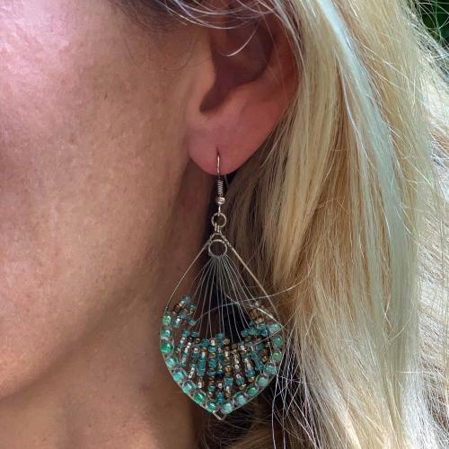 Cleo Earring - Sea - Lucias Imports (J) - TheHomeToGo