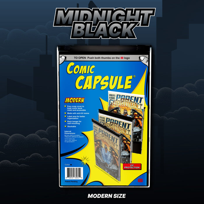 Comic Book Protective Case, Black (Current/Modern Age) - Display Geek, Inc.