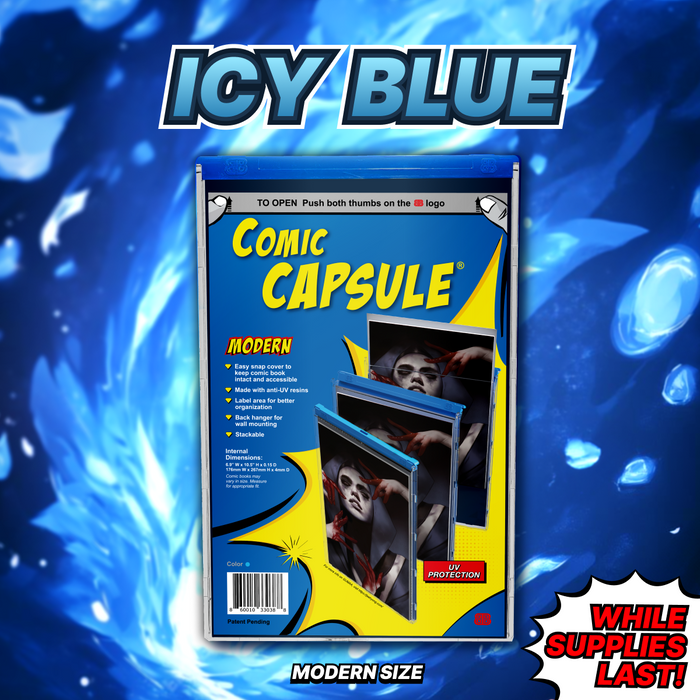 Comic Book Protective Case, Blue (Current/Modern Age) - Display Geek, Inc.