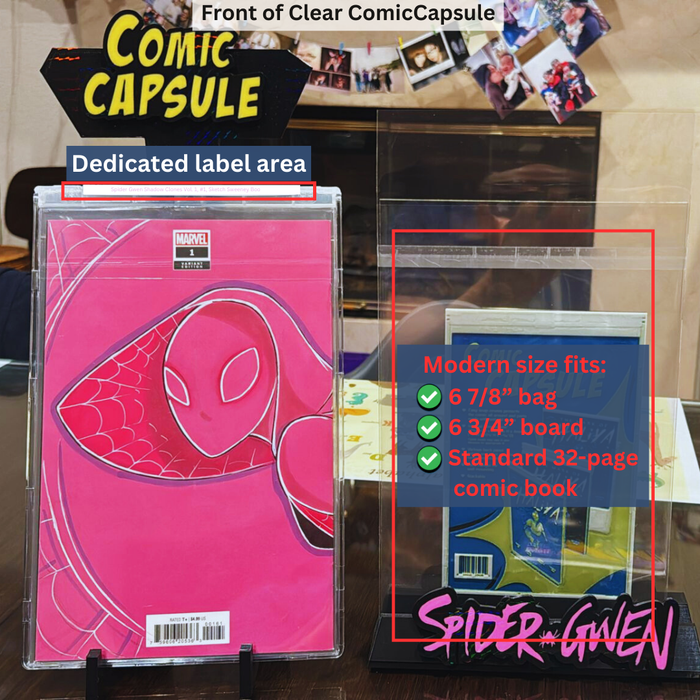 Comic Book Protective Case, Clear (Current/Modern Age) - Display Geek, Inc.