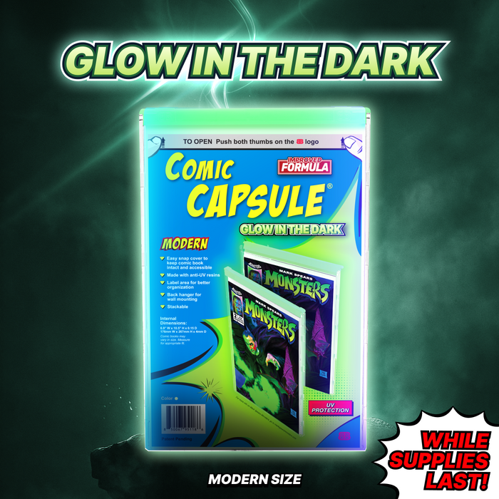Comic Book Protective Case, Glow in the Dark (Current/Modern Age) - Display Geek, Inc.