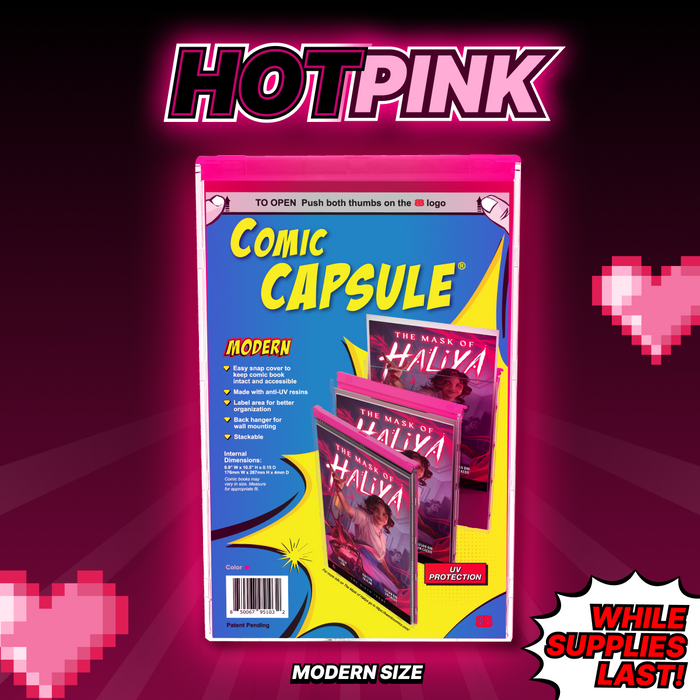 Comic Book Protective Case, Pink (Current/Modern Age) - Display Geek, Inc.