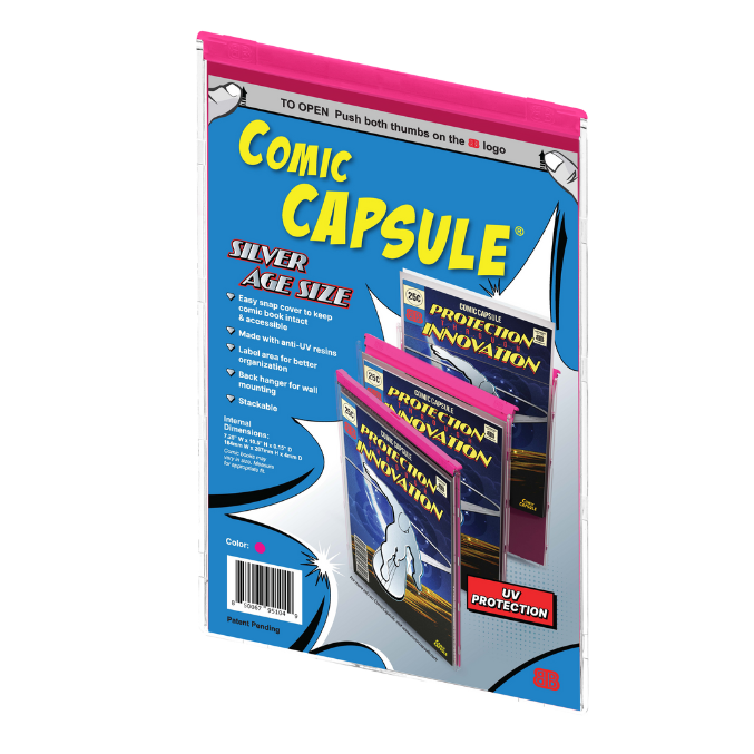 Comic Book Protective Case, Pink (Silver Age)