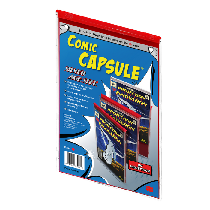 Comic Book Protective Case, Red (Silver Age)