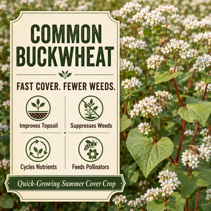 Common Buckwheat soil and pollinator benefits