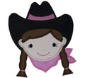 Cowgirl Patch - Sew Lucky Embroidery