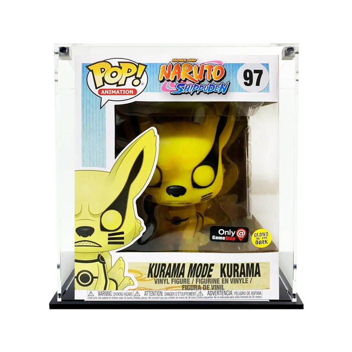 6 INCH STANDARD (N-Z) - 3mm thick Custom Acrylic Display Case for Funko Pop Grail Boxes (8h x 6.5w x 5.5d) by Display Geek Flying Box 3mm thick dust and dirt protection