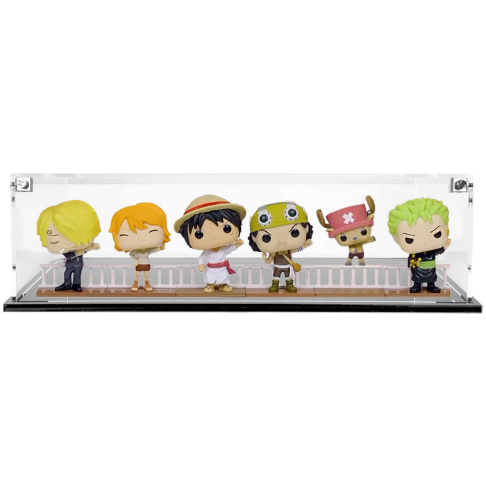 Custom Acrylic Display Case for ONE PIECE BUILD-A-SCENE Funko Pop Out of Box Complete Set (3mm thick, UV Resistant)