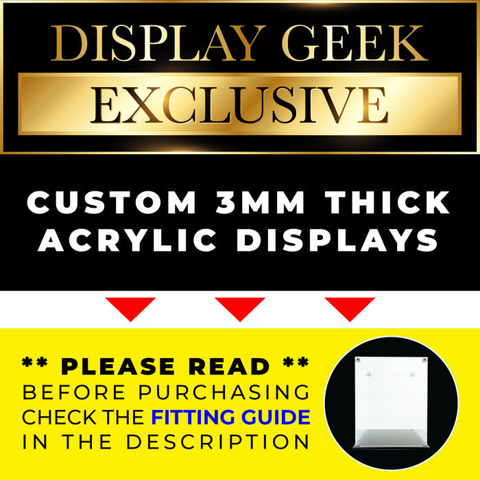 POP DVD MAKING FUN BRIAN - 3mm thick Custom Acrylic Display Case for Funko Pop Grail Boxes (7h x 11w x 3.75d) by Display Geek Flying Box 3mm thick dust and dirt protection