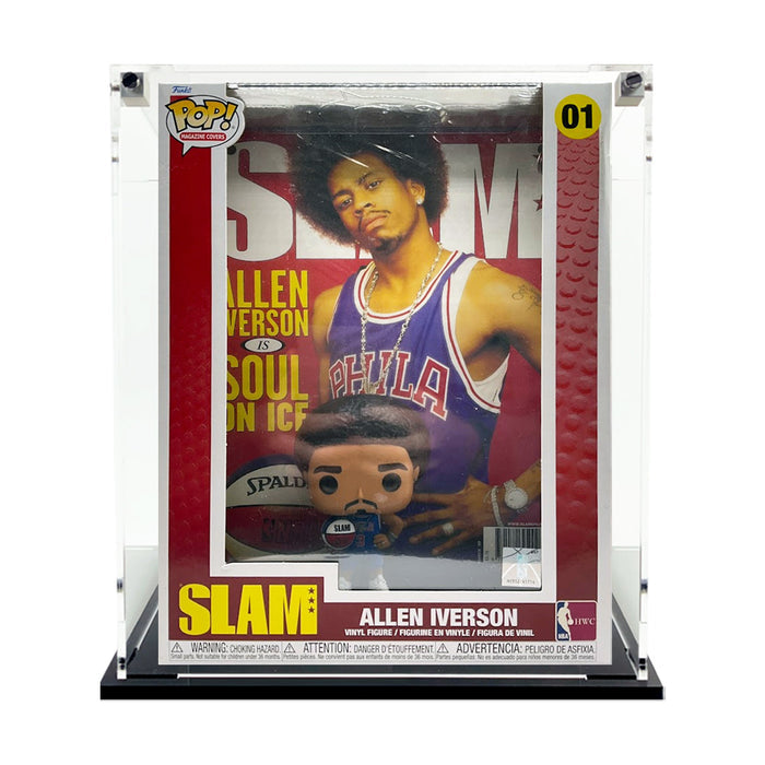 POP MAGAZINE COVERS - 3mm thick Custom Acrylic Display Case for Funko Pop Grail Boxes (11.75h x 9w x 3.25d) by Display Geek Flying Box 3mm thick dust and dirt protection
