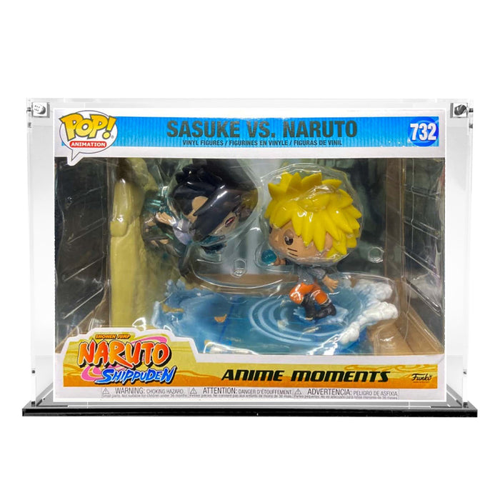 POP MOVIE MOMENTS - 3mm thick Custom Acrylic Display Case for Funko Pop Grail Boxes (7.5h x 10w x 5.75d) by Display Geek Flying Box 3mm thick dust and dirt protection