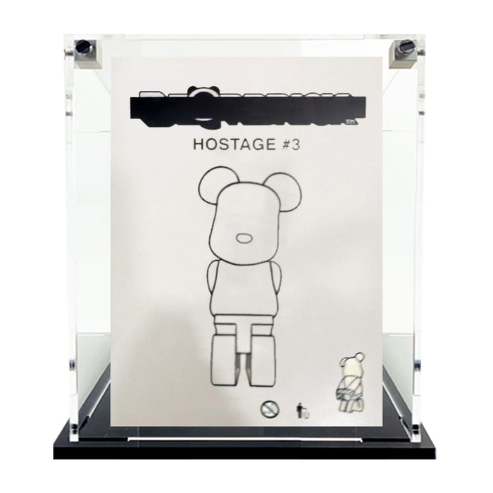 VANDUL HOSTAGE #3 BOX - 3mm thick Custom Acrylic Display Case for Vandul Boxes (Fits 9.25h x 6.4w x 4.6d) by Display Geek Flying Box 3mm thick dust and dirt protection