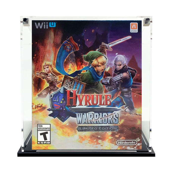 Custom Acrylic Display Case for ZELDA HYRULE WII U NEW YORK STORE Video Game Boxes (3mm thick, UV Resistant) Fits 8h x 5.75w x 5.5d