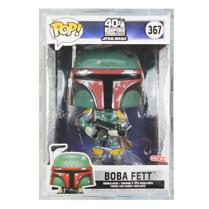 Custom Acrylic Hard Case for 10 INCH STANDARD Funko Pop Grail Boxes (4.5mm thick) Fits 12.875h x 8.75w x 8.25d