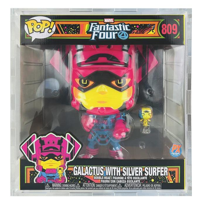 Custom Acrylic Hard Case for 10 INCH WIDE Funko Pop Grail Boxes (4.5mm thick) Fits 12.875h x 12w x 8.25d