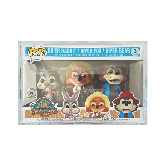 Custom Acrylic Hard Case for 3 PACK DEEP Funko Pop Grail Boxes (4.5mm thick) Fits 6.5h x 10w x 4.5d