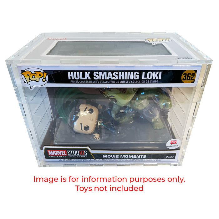 3 PACK FORCE GHOST - 4.5mm thick Pop Fortress Custom Acrylic Hard Case for Funko Pop Grail Boxes (Fits 6.25h x 10.5w x 3.5d) Exclusive to Display Geek & The Protector Guide App