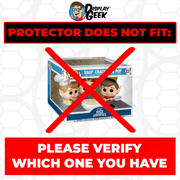 3 PACK STANDARD - 4.5mm thick Pop Fortress Custom Acrylic Hard Case for Funko Pop Grail Boxes (Fits 6.25h x 9w x 3.5d) Exclusive to Display Geek & The Protector Guide App