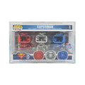 Custom Acrylic Hard Case for 3 PACK SUPERMAN Funko Pop Grail Boxes (4.5mm thick) Fits 6.25h x 10.25w x 3.5d