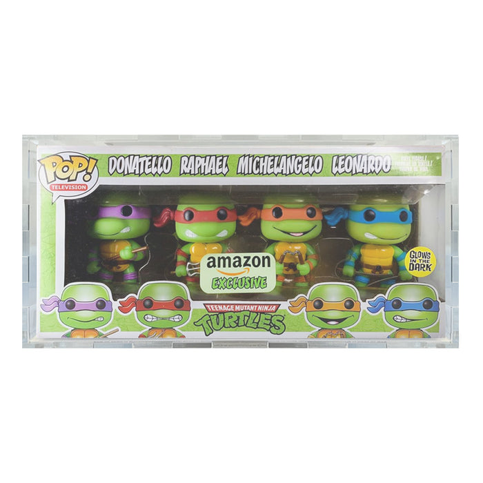 Custom Acrylic Hard Case for 4 PACK DEEP Funko Pop Grail Boxes (4.5mm thick) Fits 6.25h x 13.75w x 4.75d