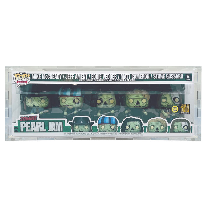 Custom Acrylic Hard Case for 5 PACK STANDARD Funko Pop Grail Boxes (4.5mm thick) Fits 6.25h x 17.5w x 3.5d