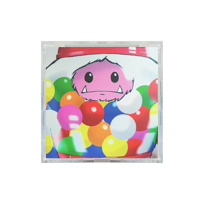 Custom Acrylic Hard Case for CHOMP GUMBALL Abominable Toys Grail Boxes (4.5mm thick) Fits 7h x 7.75w x 4.25d