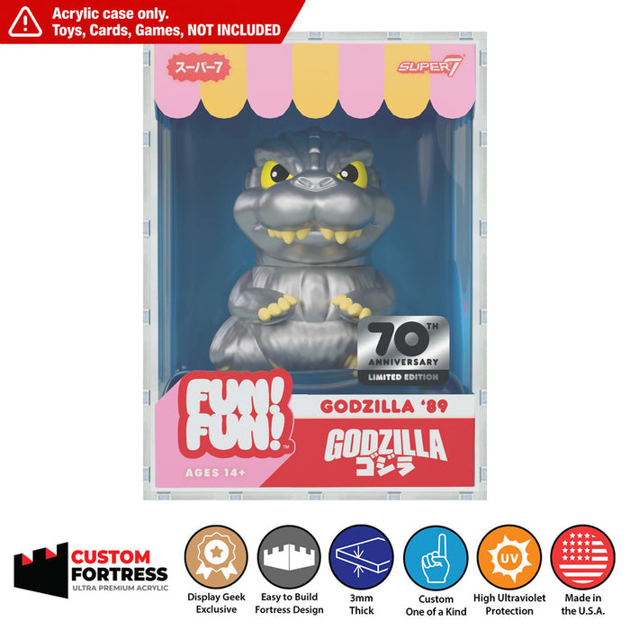 Custom Acrylic Hard Case for FUN! FUN! Super7 Boxes (3mm thick, UV Resistant) Fits 7h x 5w x 5d