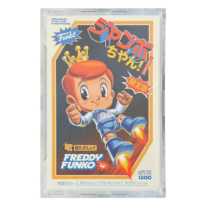 Custom Acrylic Hard Case for JUMBO CHAN BOX Funko Grail Boxes (4.5mm thick) Fits 17.625h x 11.375w x 9.125d