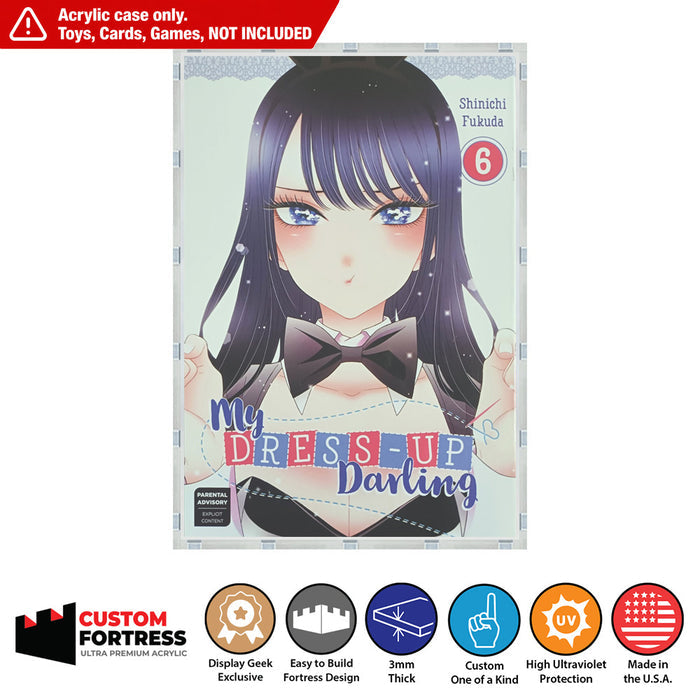 Custom Acrylic Hard Case for MANGA BOOK MY DRESS-UP DARLING (3mm thick, UV Resistant) Fits 8.3h x 5.7w x 0.6d