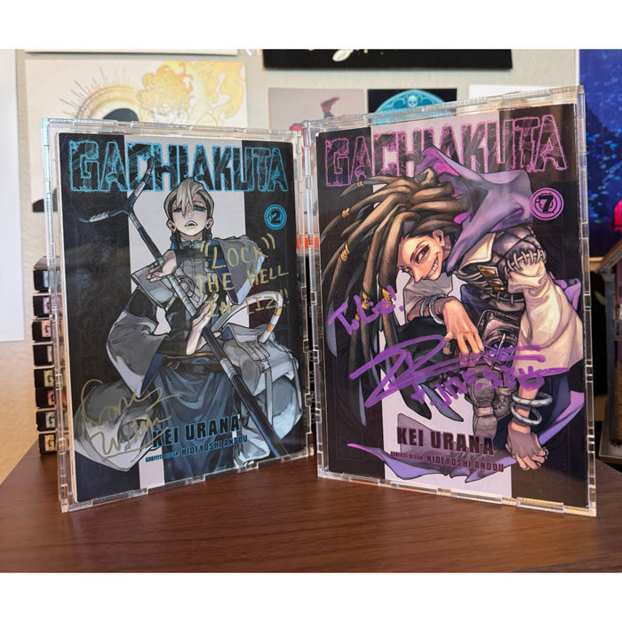 Custom Acrylic Hard Case for MANGA GACHIAKUTA English Version (3mm thick, UV Resistant) Fits 8.2h x 5.75w x 0.6d