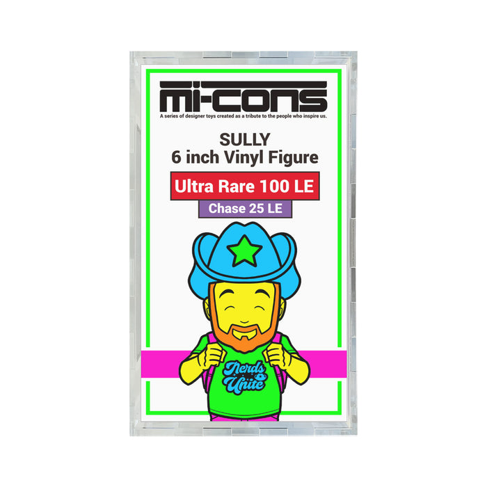 Custom Acrylic Hard Case for MI-CONS SULLY Display Geek Toys Grail Boxes (4.5mm thick) Fits 7.75h x 4.5w x 3.75d
