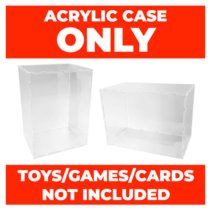 Acrylic Case Only - 3.0mm thick UV resistant Pop Fortress Custom Acrylic Hard Case Armor for Funko Pop Grail Boxes Exclusive to Display Geek on The Protector Guide App