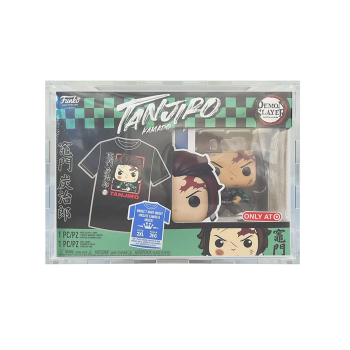 Custom Acrylic Hard Case for POP & TEE Funko Pop Grail Boxes (4.5mm thick) Fits 6.25h x 9w x 3.5d