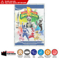 Custom Acrylic Hard Case for POWER RANGERS COMPLETE SERIES DVD (3mm thick, UV Resistant) Fits 7.6h x 5.3w x 1.9d
