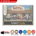 Custom Acrylic Hard Case for SCHITTS CREEK LittlePeople Boxes (3mm thick, UV Resistant) Fits 7.5h x 11.2w x 2.5d