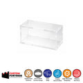 Custom Acrylic Museum Riser for Small Designer Toys (3mm thick, UV Resistant) Size 1.25h x 3w x 1.25d