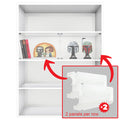 Custom Acrylic Solution for IKEA® BILLY STANDARD 80cm wide Bookcase (3mm thick, UV Resistant) 2 per row