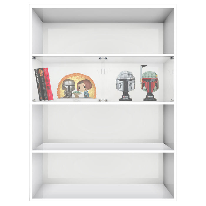 Custom Acrylic Solution for IKEA® BILLY STANDARD 80cm wide Bookcase (3mm thick, UV Resistant)
